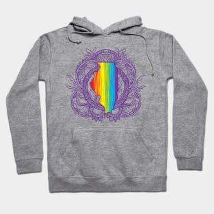 Illinois Mandala Pride Hoodie